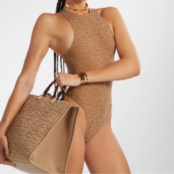 FENDI x SKIMS High Neck Bodysuit NWT size M California - Picture 3 of 8